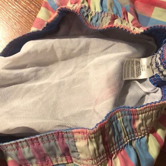 Tommy Bahama Madras boys board shorts with net size M - Picture 4 of 5